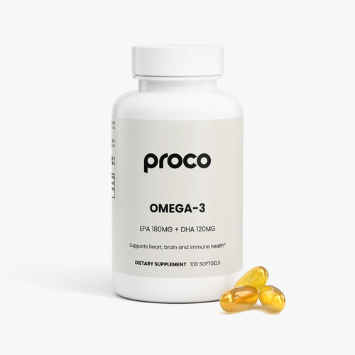 Proco Omega-3 EPA 180mg + DHA 120mg — Brain & Heart Support