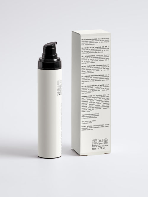 Oil-Free Zinc Face Gel for Men
