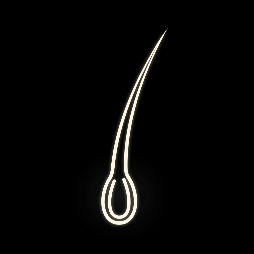 Abstract artwork representing hair health